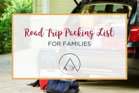 The Ultimate Road Trip Packing List for Families | Free Printable - Our ...