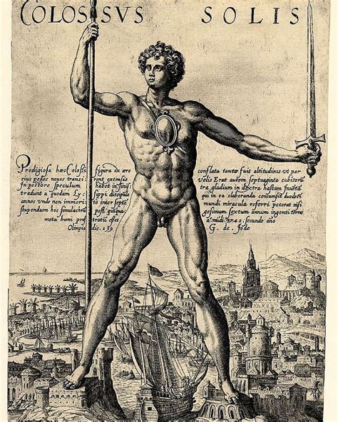 Alessandro Rossini on Instagram: “The Colossus of Rhodes Gerard De Jode 1580s #culture #drawing ...