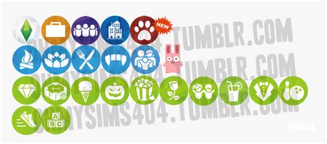 Sims 4 Pack Symbols, HD Png Download - kindpng