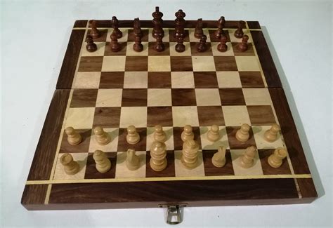 Square wooden chess board with coins, Packaging Type: Carton, Size: Standard, Rs 400 /piece | ID ...