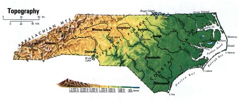 Geographical Map Of North Carolina And North Carolina - vrogue.co