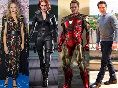 Emily Blunt as Black Widow, Tom Cruise as Iron Man: Actors who were ...