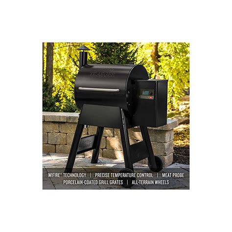 Traeger Grills Pro Series 575 Wood Pellet Grill and Smoker, Black - The Devils Palate