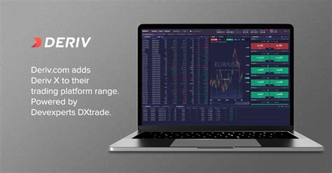 Deriv.com has launched Deriv X platform - powered by Devexperts