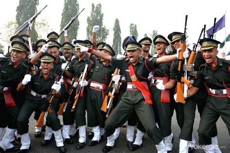 Cadets celebrate at the passing out parade of the Officers Training ...