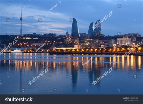 Panorama Night Baku View Boulevardazerbaijan Stock Photo 1439903528 ...