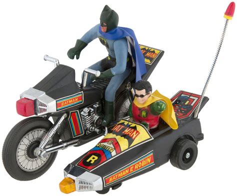 Hake's - BATMAN & ROBIN BOXED BATTERY-OPERATED MOTORCYCLE.