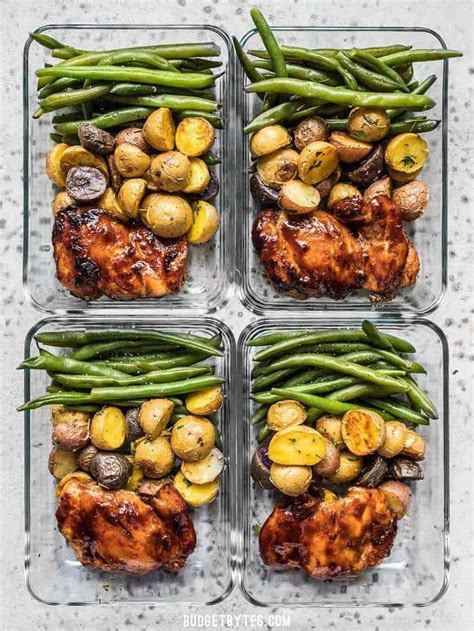 Glazed Chicken Meal Prep: Elevate Your Meat and Potatoes Game!