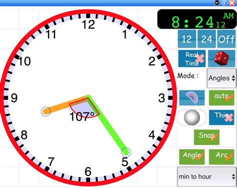 Interactive clock | analog clock | digital | movable | teaching clock | Teaching clock, Teaching ...