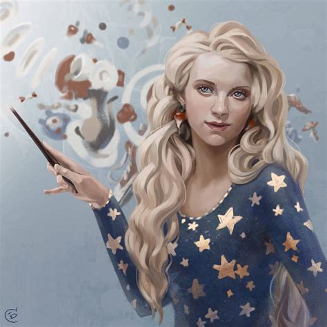 ArtStation - Luna Lovegood, Serafima Brovkina Harry Potter Fan Art ...