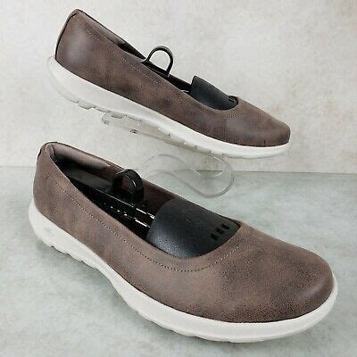 Skechers Goga Max Go Step Lite Brown Slip On Sneaker... in 2020 | Slip on sneaker, Comfort shoes ...