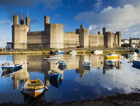 Caernarfon Castle-Wales Wallpaper | Free HD Castle Image