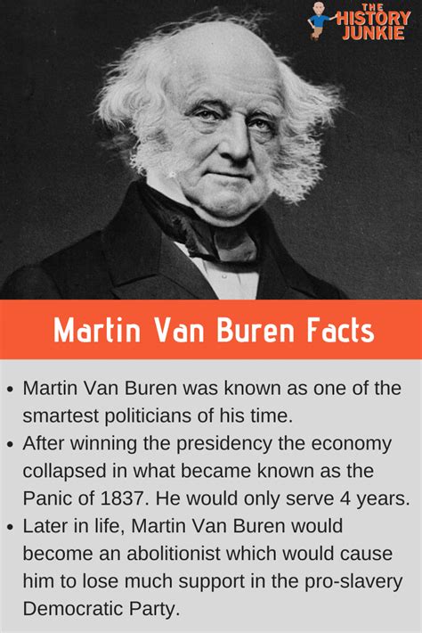 President Martin Van Buren Timeline and Facts - The History Junkie