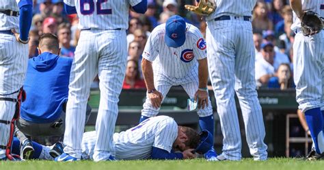 Cubs lose Anthony Rizzo to injury, blow out Pirates for series sweep ...