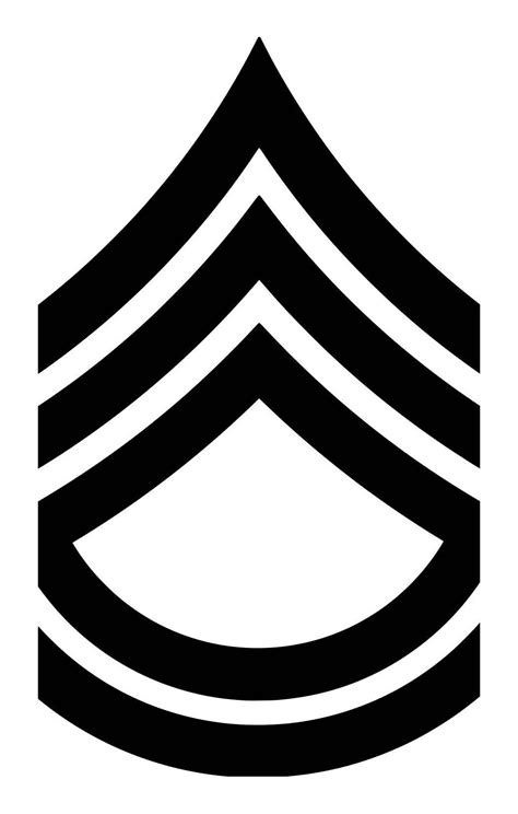 US Army E7 Sergeant First Class Insignia 5 x 3