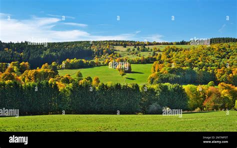 Europe, Germany, Hesse, Eastern Hesse, Rhön, UNESCO Biosphere Reserve Rhön, Hessian Rhön Nature ...