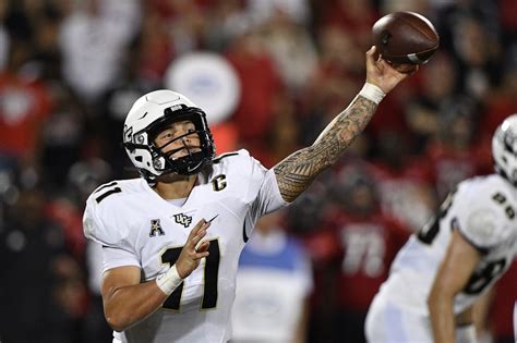 UCF Knights QB Dillon Gabriel (broken clavicle) out indefinitely