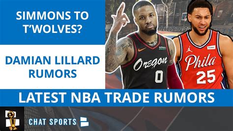 Latest NBA Trade Rumors On Ben Simmons To Timberwolves + CJ McCollum On Damian Lillard Trade ...