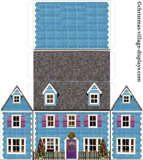 House Papercraft House Papercraft Bluebell Cottage - Printable Papercrafts - Printable Papercrafts