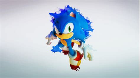 [ART] Sonic Splash 4K Wallpaper : r/SonicTheHedgehog