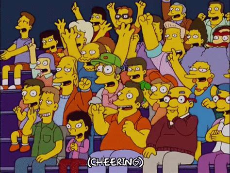 Cheers Simpson GIF - Cheers Simpson Cheer - Discover & Share GIFs