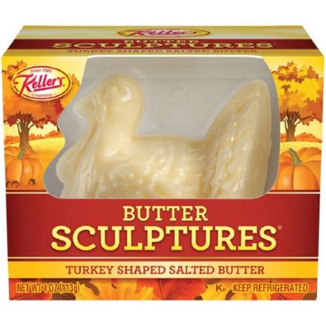 Keller's Turkey Shaped Sculpture Salted Butter, 4 oz - Harris Teeter