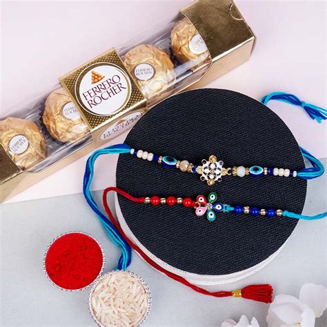 Rakhi with Chocolates | Buy Rakhi and Chocolate Online | GiftaLove