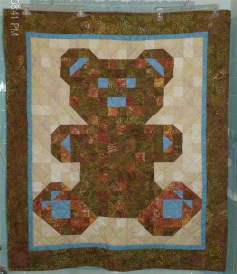 Betty's Love of Quilting: ~ Teddy Bear Baby Quilt~