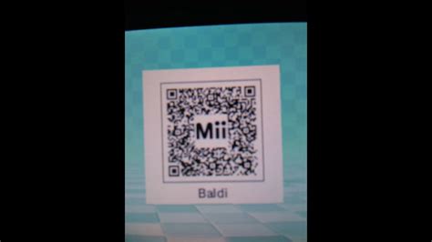 Baldi Mii Qr Codes - YouTube