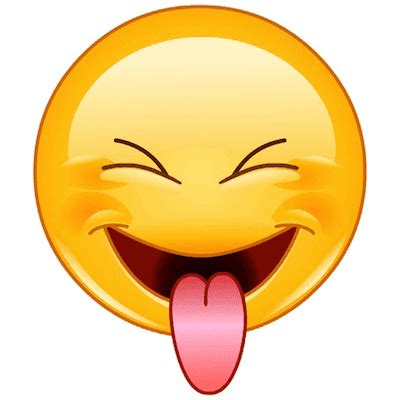 Stick Out Your Tongue | Funny emoji, Funny emoticons, Animated emoticons