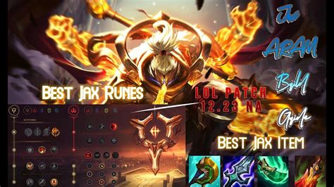 LOL - League Of Legends - Jax ARAM Build Guide, Runes, Items 12.23 NA ...