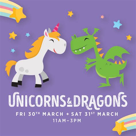 unicorns and dragons - Bloomfield Shopping Centre