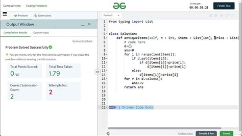 LIVE GFG WEEKLY CONTEST 132 SOLUTION || ALL SOLUTION|| JAVA || PYTHON || C++ - YouTube