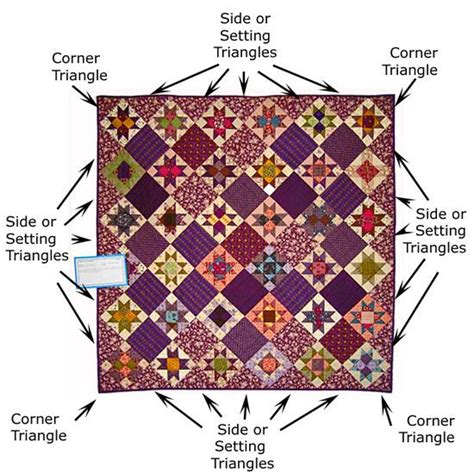 How to Cut Setting Triangles for On-Point Quilt Layouts | Charts, Tutorials and Layout