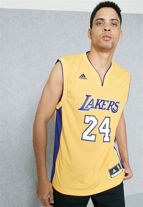 Buy adidas yellow LA Lakers Kobe Bryant Jersey for Men in MENA, Worldwide