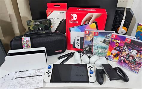 Nintendo Switch Oled + Games on Carousell