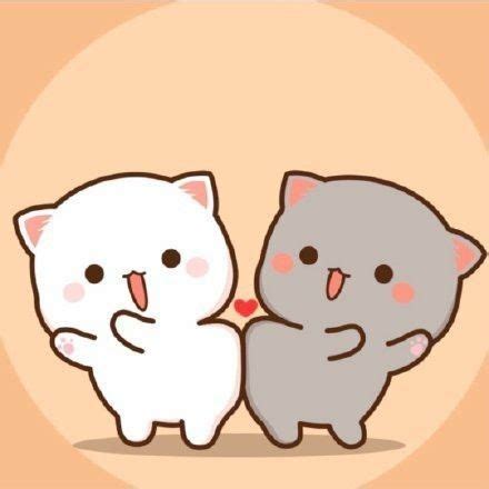 Cute Mochi Cats 💛|| Cute Wallpapers | Cute anime cat, Cute doodles ...