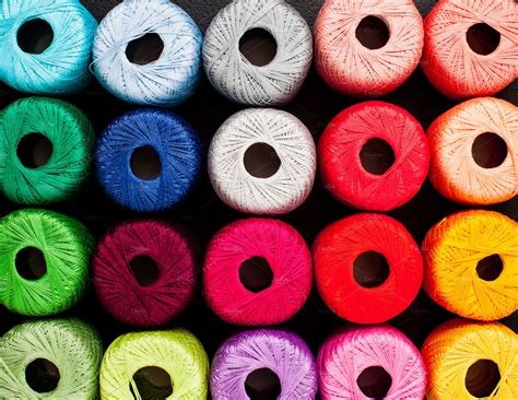 Rainbow colors yarn for knitting | Abstract Stock Photos ~ Creative Market