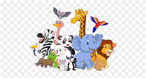 Cartoon Animal Group Image - Group Of Animals Cartoon - Free Transparent PNG Clipart Images Download