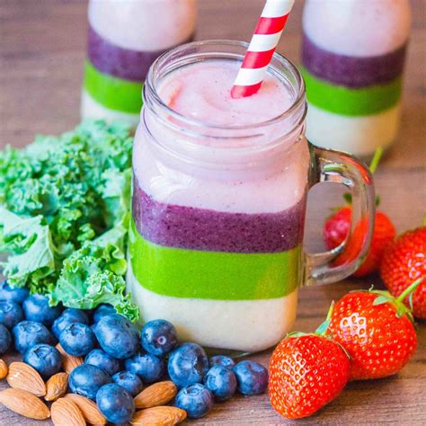 Rainbow Smoothies - Nicky's Kitchen Sanctuary