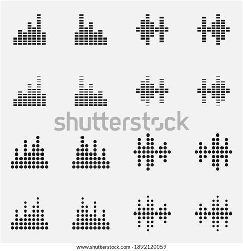 Set Sound Waves Black White Vector Stock Vector (Royalty Free) 1892120059 | Shutterstock