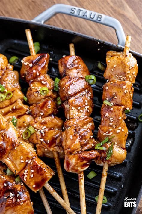 Yakitori Chicken Skewers | Slimming Eats