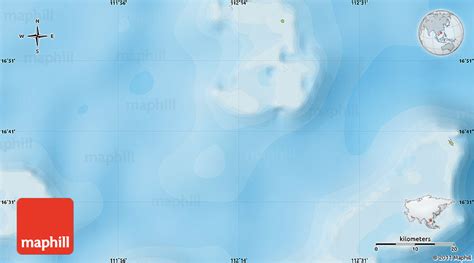 Political Shades Map of Paracel Islands