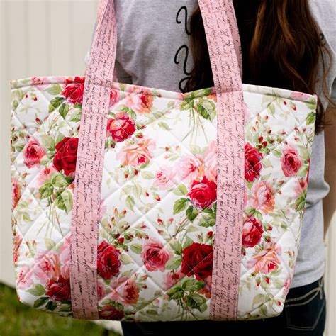 Sew Easy Big Tote Bag - free sewing tutorial | Sewing tutorials free ...