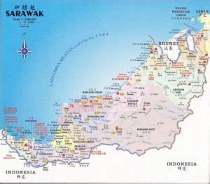 Peta Sarawak Malaysia Terbaru Gambar HD dan Keterangannya | Maps