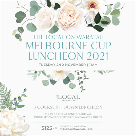 Megatix - Melbourne Cup Luncheon 2021