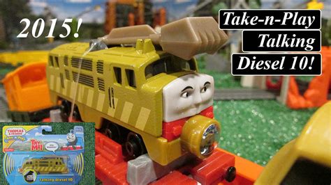 Thomas & Friends Toy Train-2015 Take-n-Play Talking Diesel 10! - YouTube