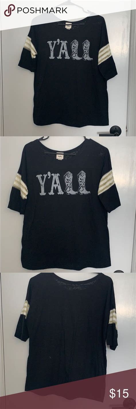 Y’all t-shirt | Striped sleeve, T shirt, Shirts