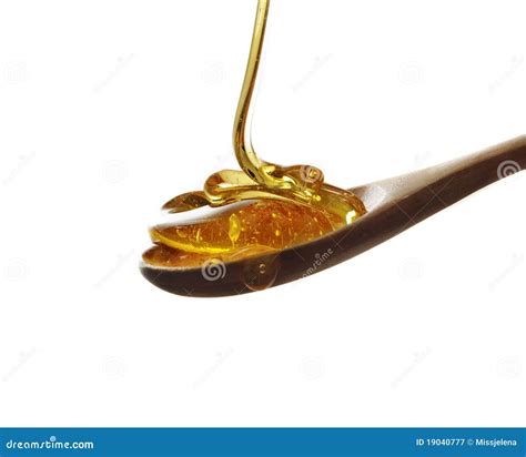 Spoon Of Honey Royalty Free Stock Photography - Image: 19040777