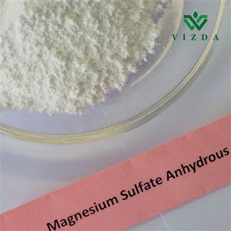 China Magnesium Sulfate Anhydrous Fertilizer Manufacturers Suppliers Factory - Top Quality